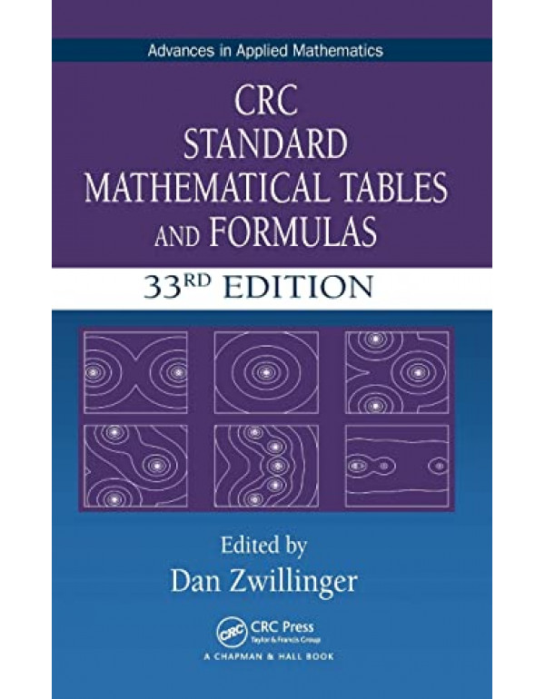 CRC Standard Mathematical Tables and Formulas *US HARDCOVER* 33rd Ed. by Daniel Zwillinger - {9781498777803}