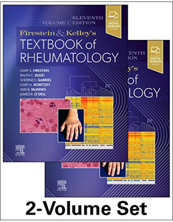 Firestein & Kelley’s Textbook of Rheumatology *US HARDCOVER* 2-Volume Set 11th Ed. by Gary Firestein, Ralph Budd, Sherine Gabriel