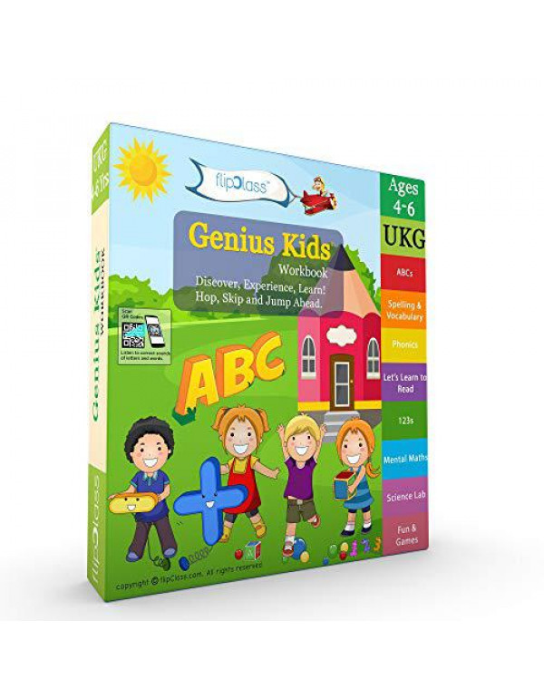 genius kids worksheets for ukg set of 8 workbooks for ukg kg 2 and montessori 4