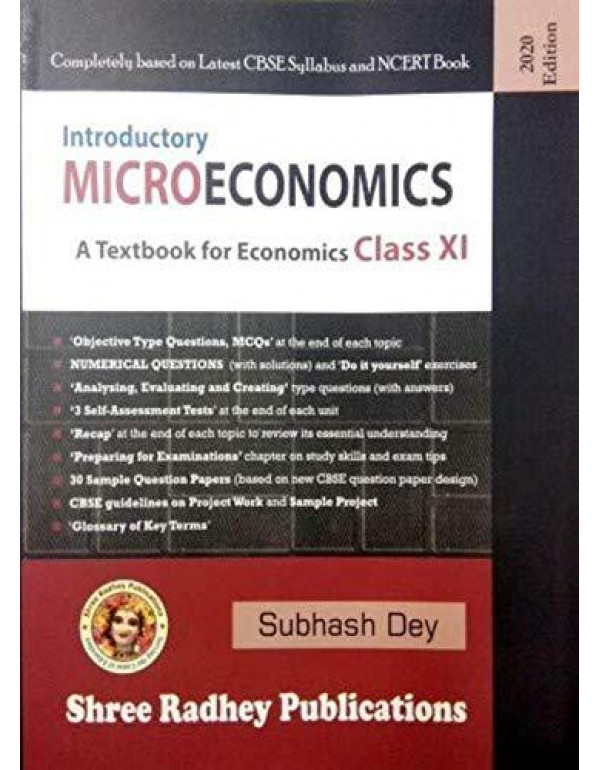 Introductory Microeconomics Class Xi Academic Year 21 Subhash Dey Edition By